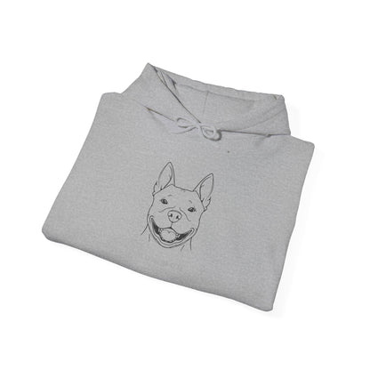 Staffie Dog Mum hoodie size and fit reference