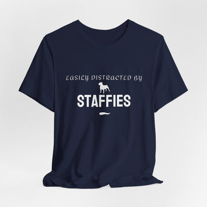 Staffie lover gift tee - Bella and Canvas unisex fit