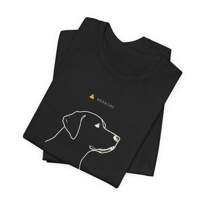 Personal Space Cancelled T-Shirt — Funny Labrador Unisex Tee — SniffWaggleNWalk™