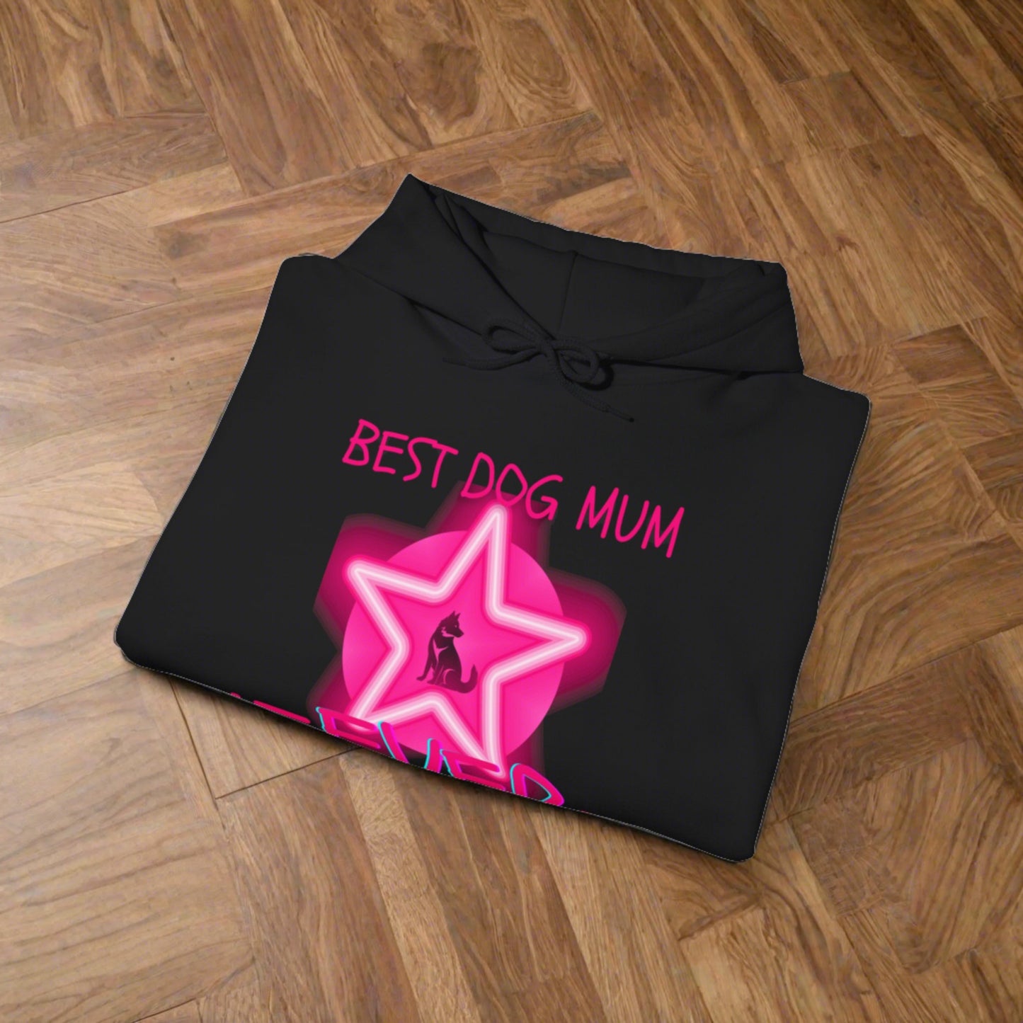 SniffwaggleNwalk™ "Best Dog Mum Ever" Hooded Sweatshirt - Sniff Waggle And Walk