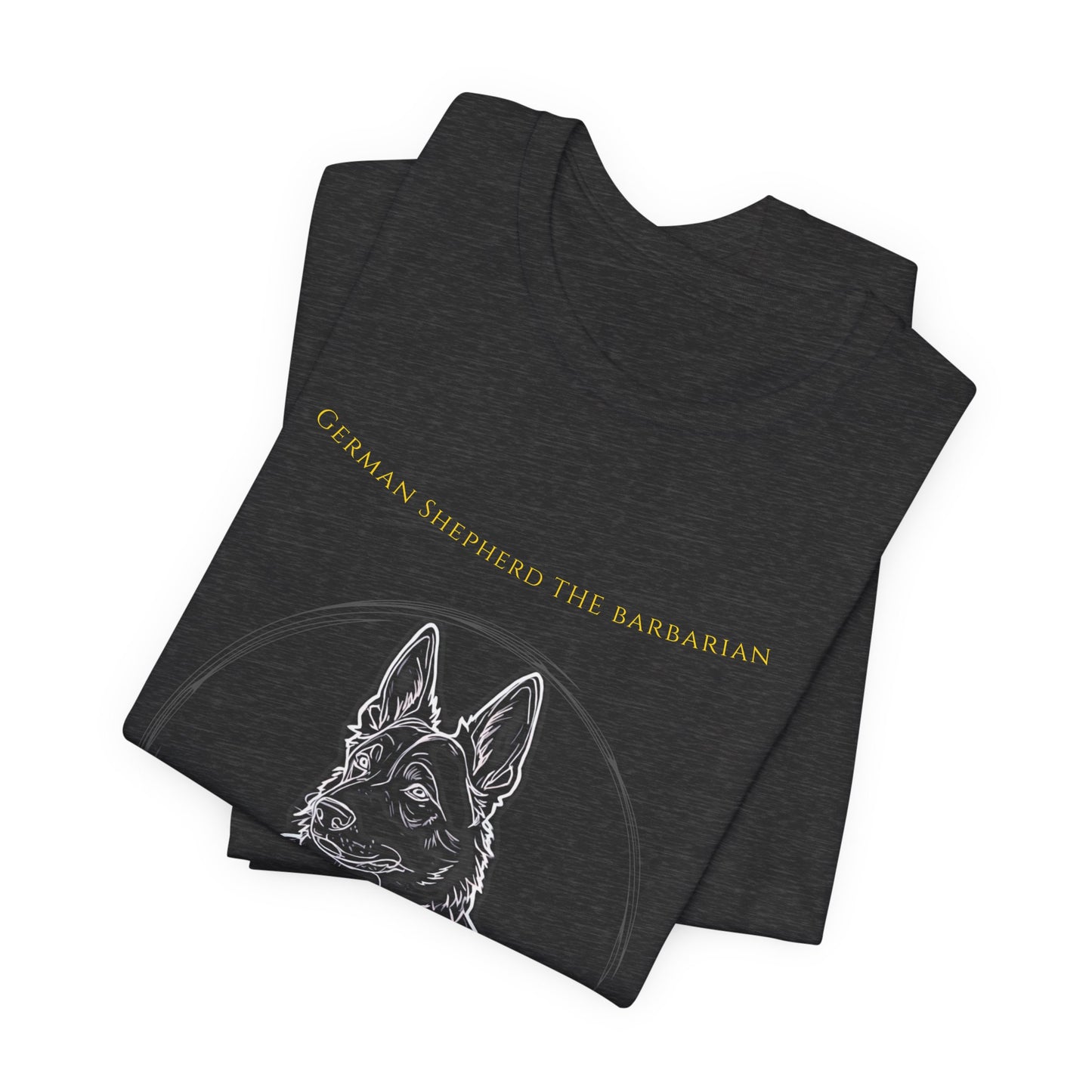 German Shepherd The Barbarian Tee — Adventure Awaits Graphic T-Shirt