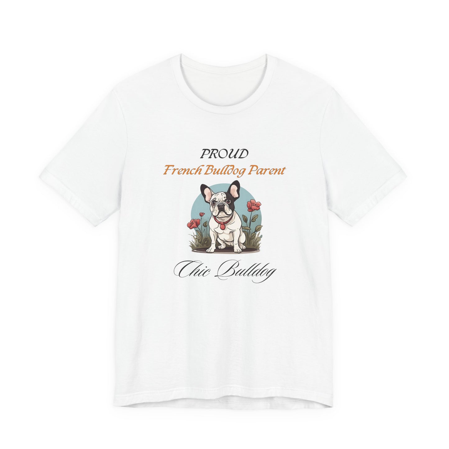 Proud French Bulldog Parent t-shirt — Yellow front