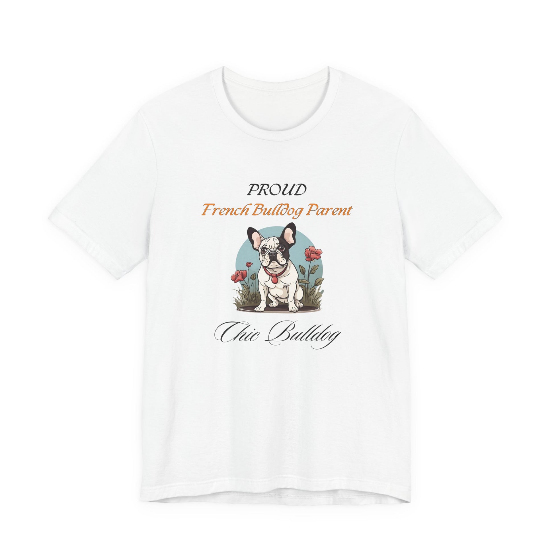 Proud French Bulldog Parent t-shirt — Yellow front