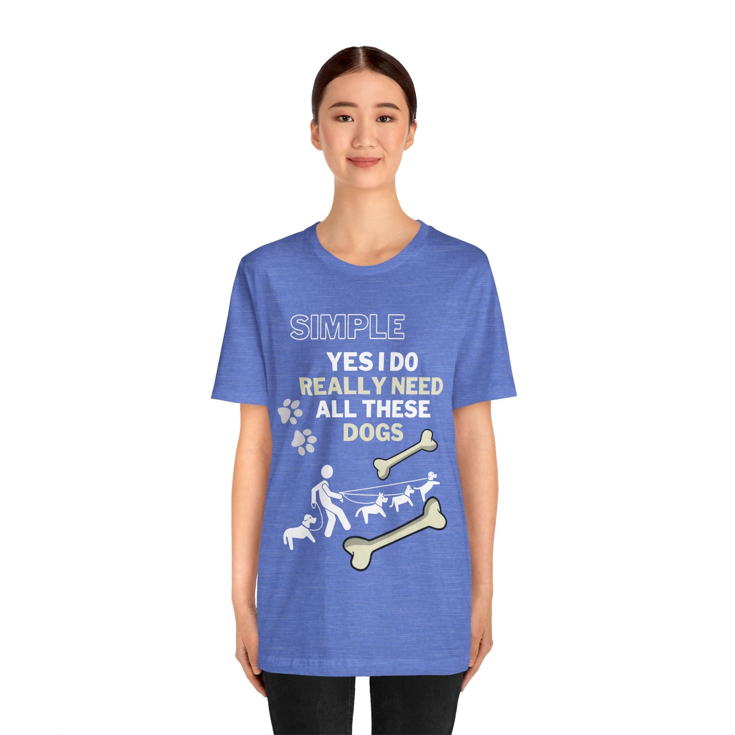 YES I really do Unisex Jersey Short Sleeve T-shirt - Sniff Waggle And Walk