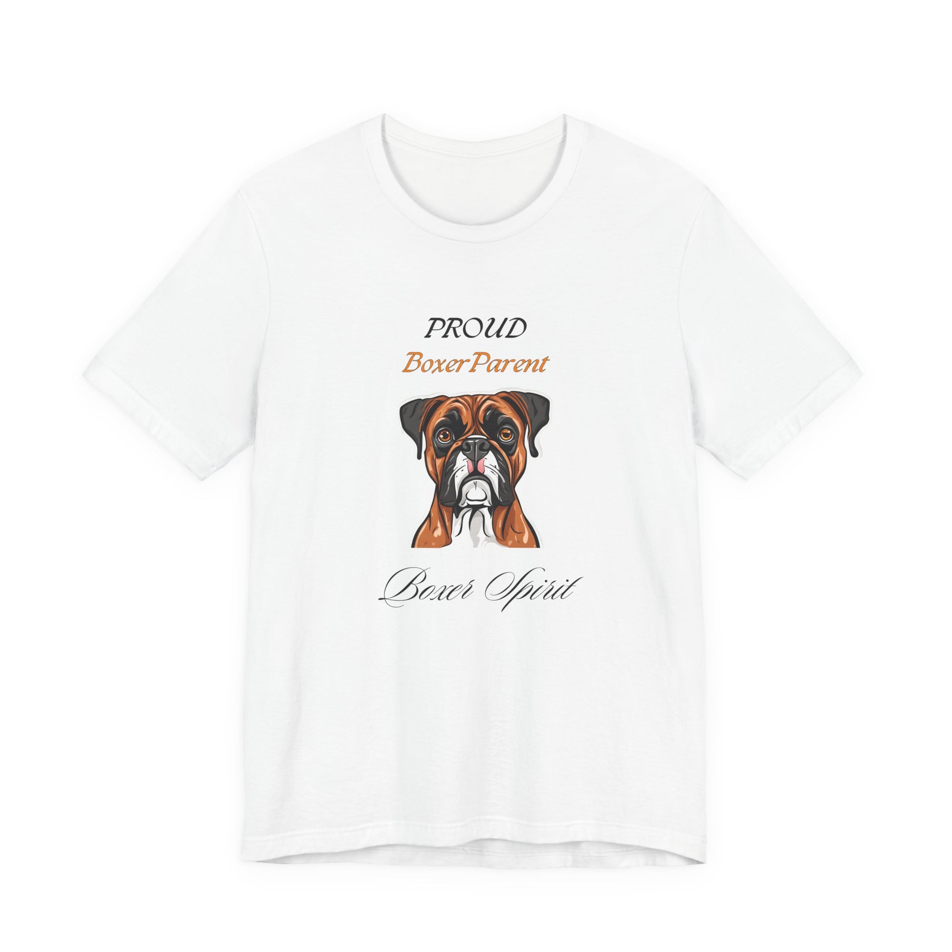 Proud Boxer Parent Yellow t-shirt front view