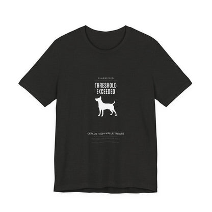 Threshold Exceeded Tee — Cybercore Graphic T‑Shirt