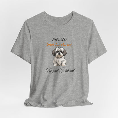 Proud Shih Tzu Parent organic cotton t-shirt detail