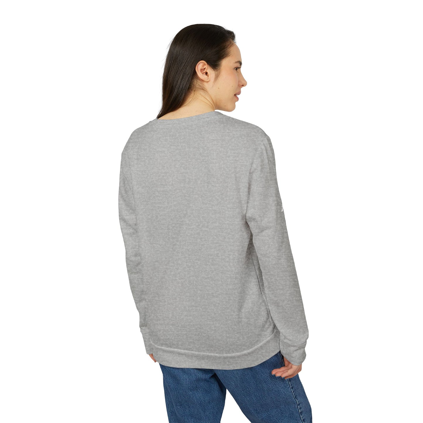 Dog Dad Adidas A434 T-Shirt — Grey Heather — trail walk tee — SniffWaggleNWalk™