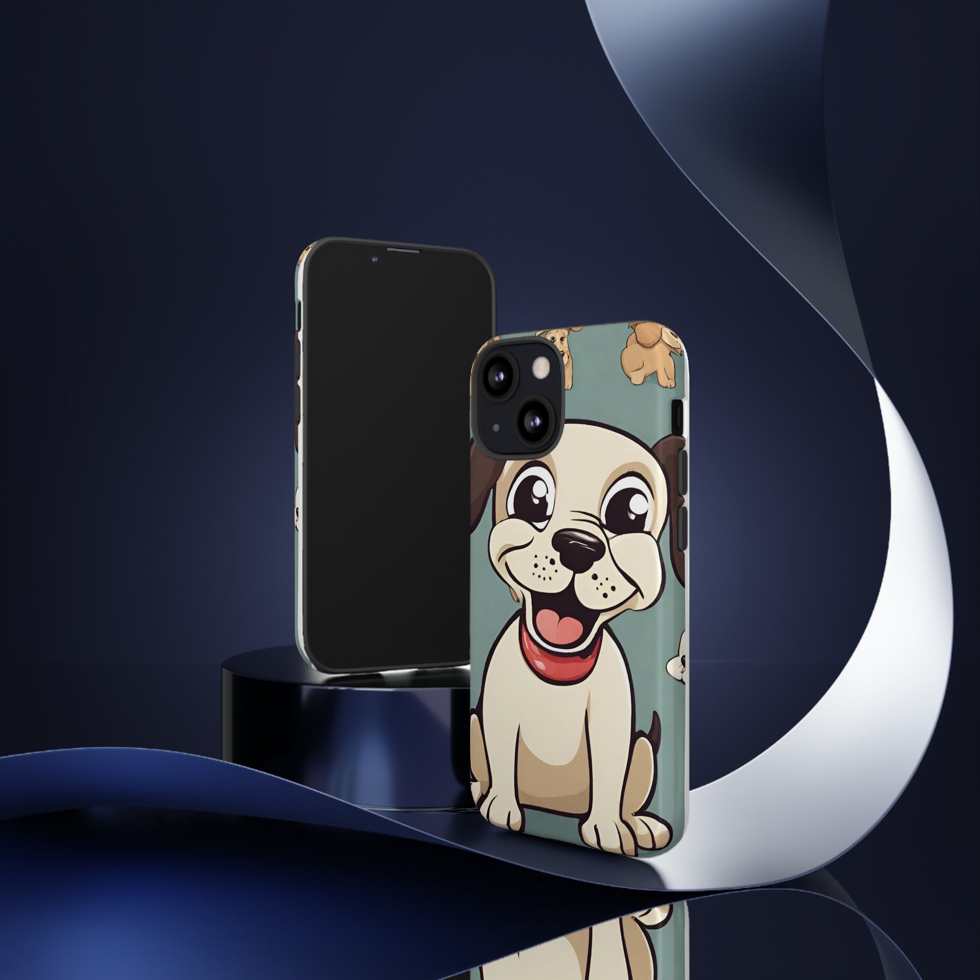 Sniffwagglendwalk™ Multi Dog Design Tough Phone CaseS. - Sniff Waggle And Walk