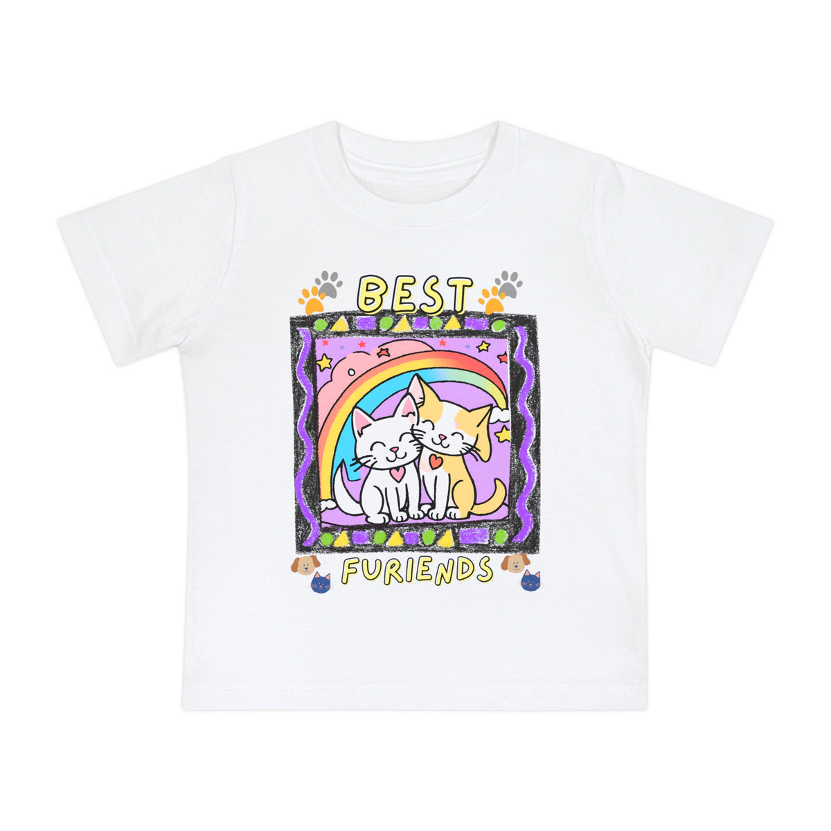 Best Furiends Baby T-Shirt — SniffWaggleNWalk™ Baby