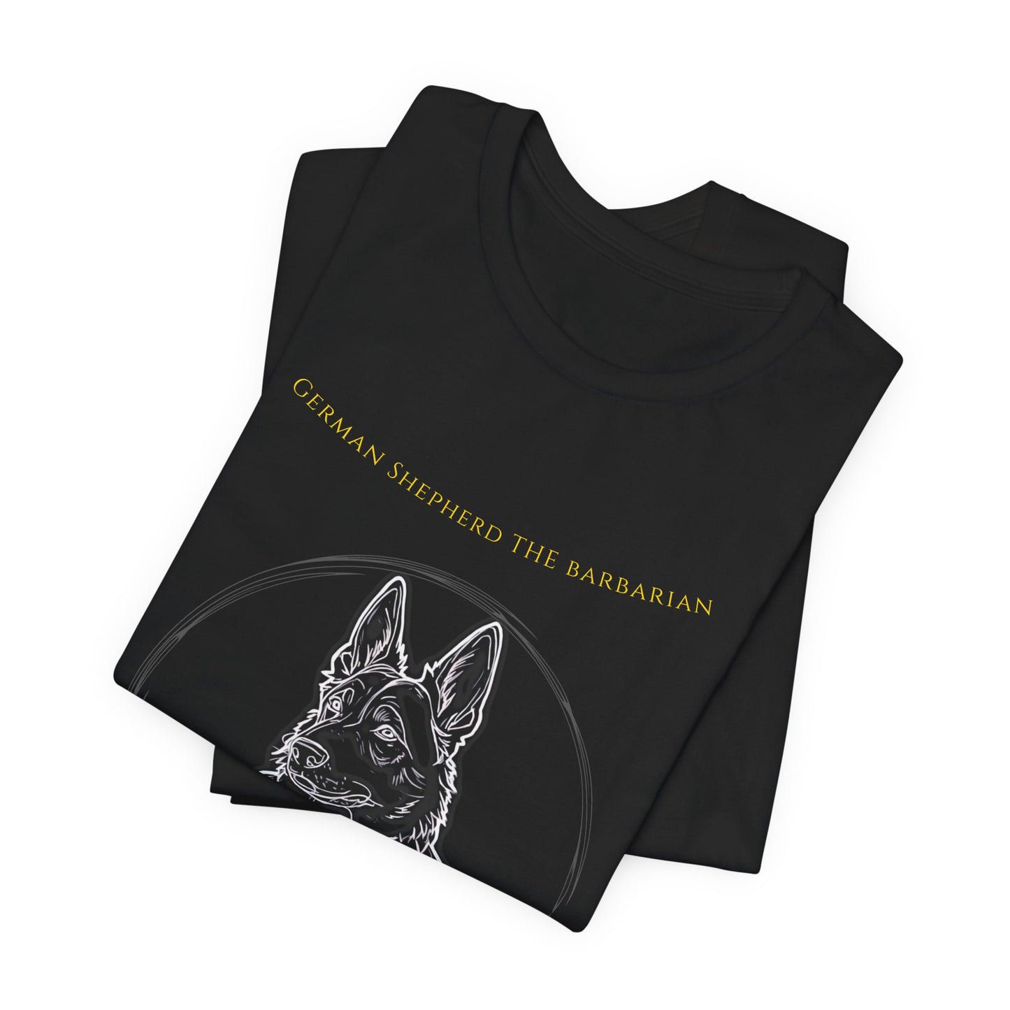 German Shepherd The Barbarian Tee — Adventure Awaits Graphic T-Shirt