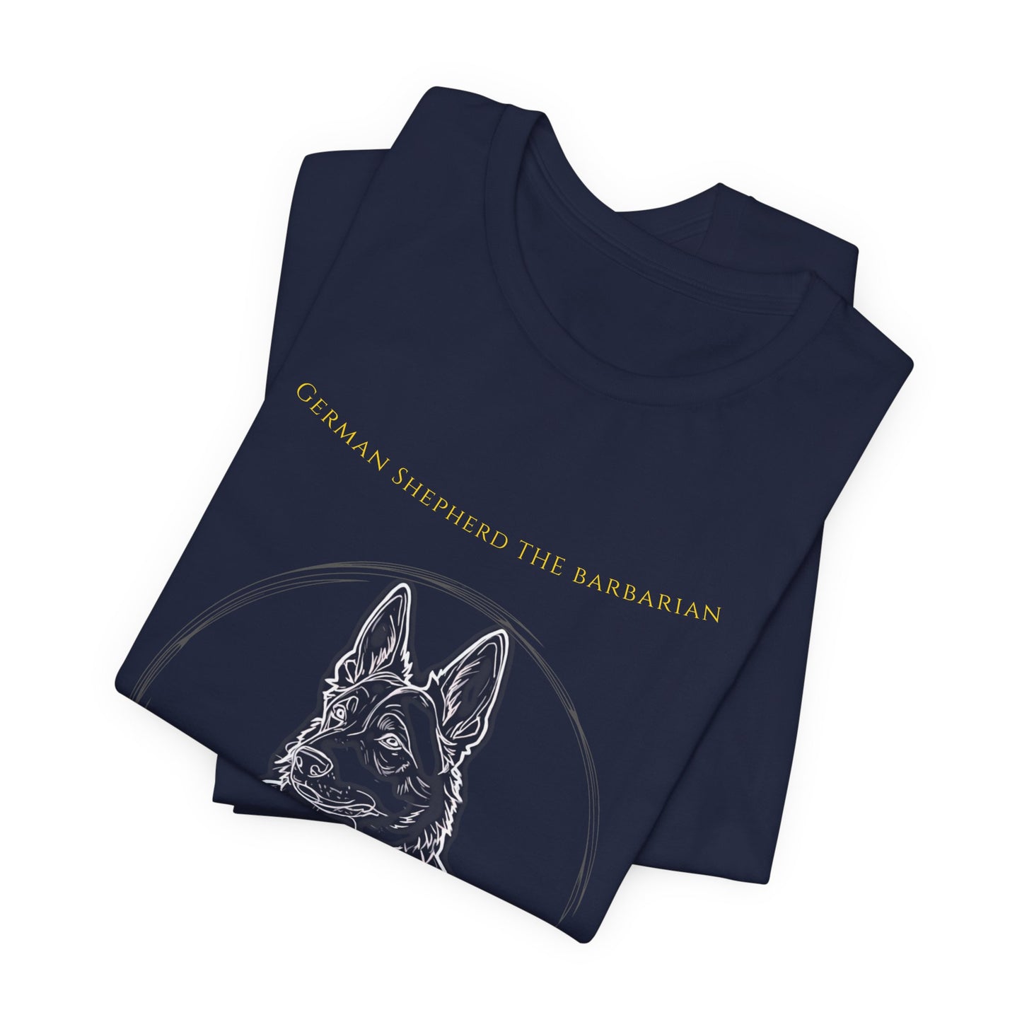 German Shepherd The Barbarian Tee — Adventure Awaits Graphic T-Shirt