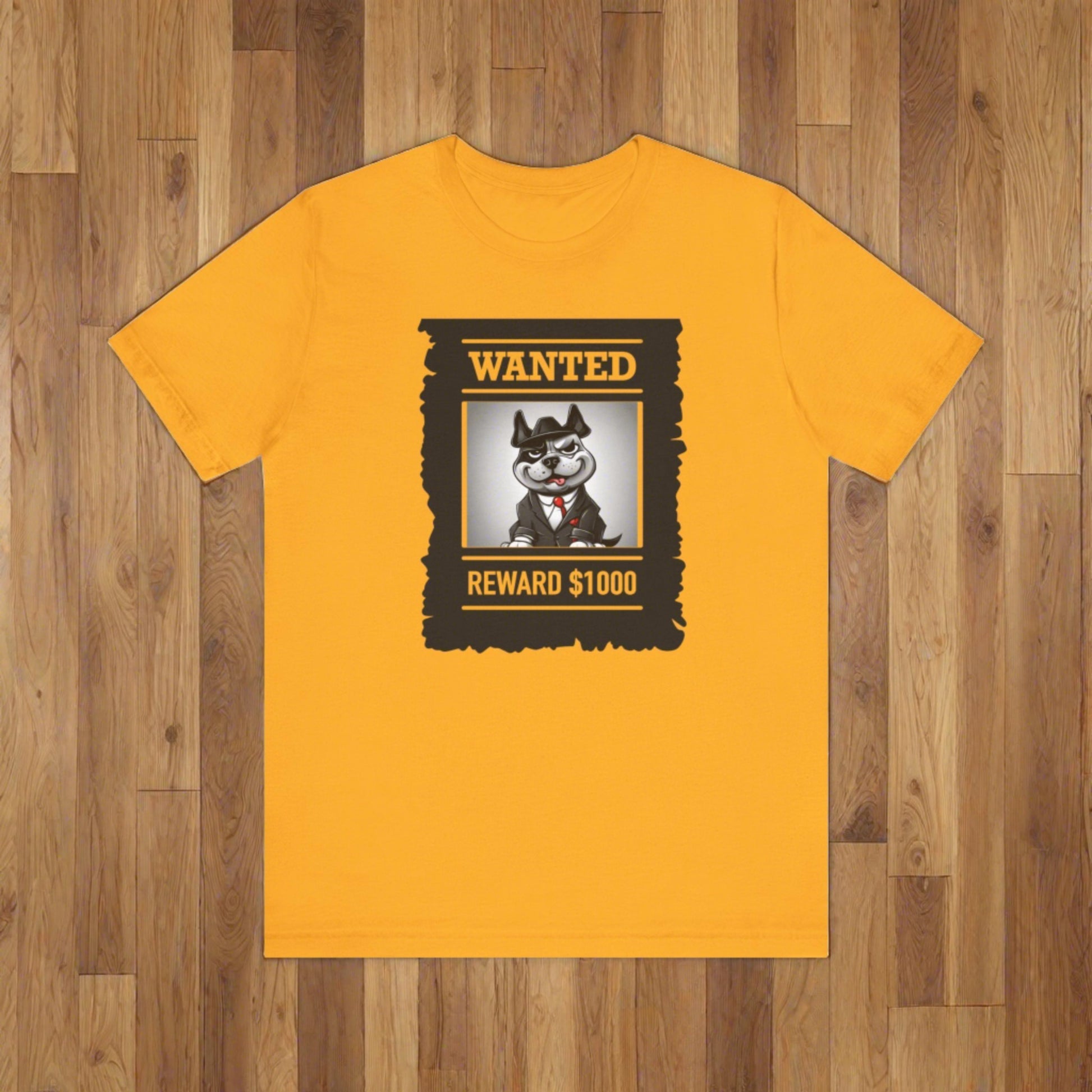 Unisex Jersey Short Sleeve Wanted T-shirt - Sniff Waggle And Walk