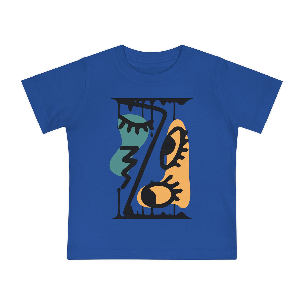 Signature Pup baby t-shirt — flat lay