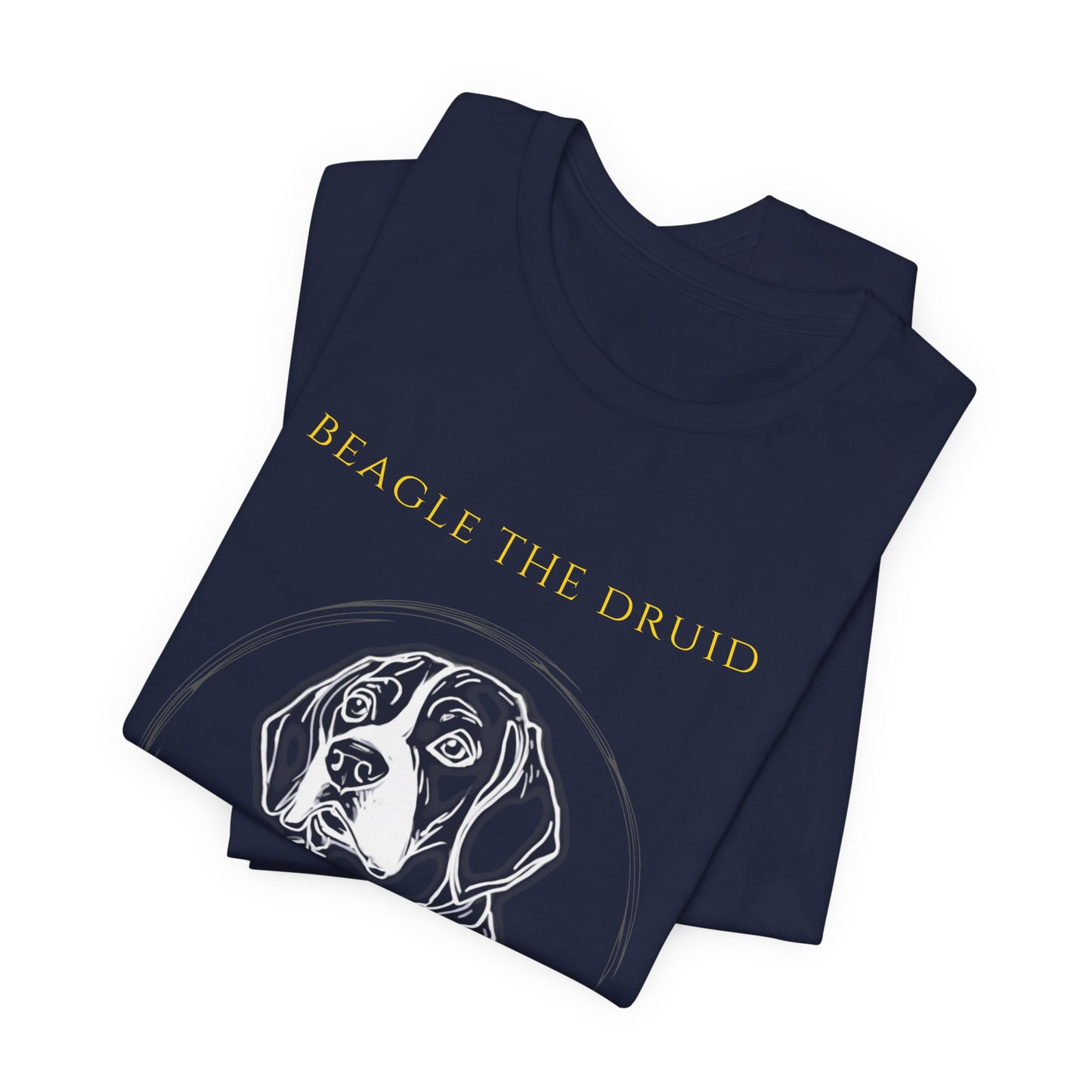 Beagle the Druid T-Shirt — "Adventure Awaits" Fantasy Dog Tee