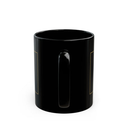 Dog mug side view with handle