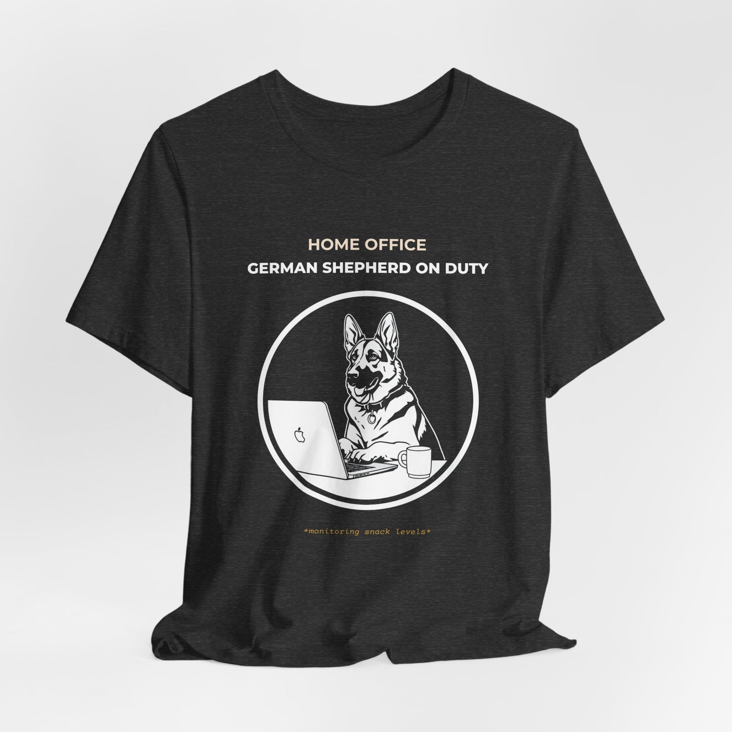 German Shepherd 'Home Office — On Duty' Tee