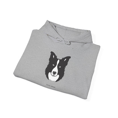 Border Collie Dog Mum hoodie size and fit reference