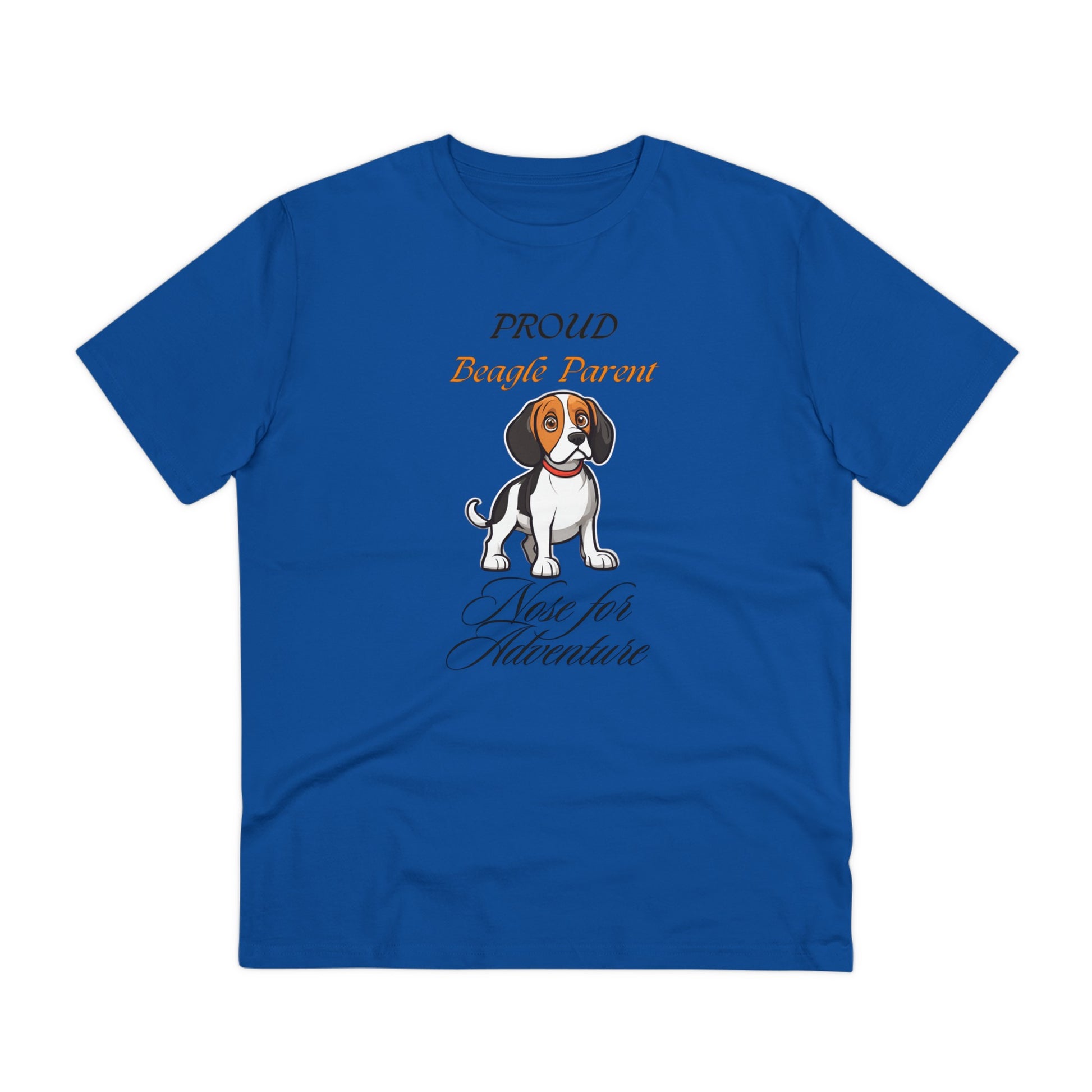 PROUD BEAGLE PARENT "nose for adventure" Organic T-shirt - Unisex - Sniff Waggle And Walk