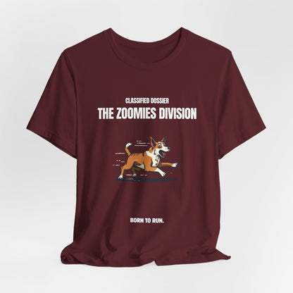 The Zoomies Division Tee — Born to Run  Dog Shirt