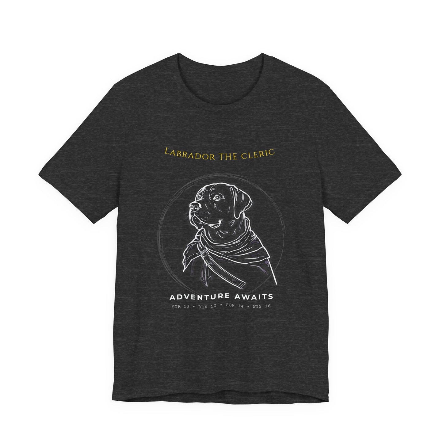 Labrador the Cleric Tee — Adventure Awaits Graphic T-Shirt