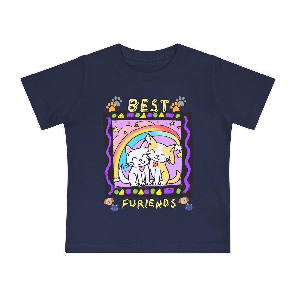 Best Furiends baby t-shirt — lifestyle photo