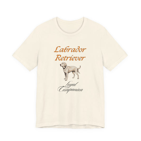 Proud Labrador Parent t-shirt in White, front view