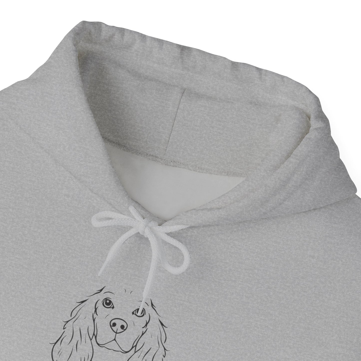 Cocker Spaniel Dog Mum hoodie pink on model