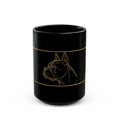 Staffie coffee mug front view