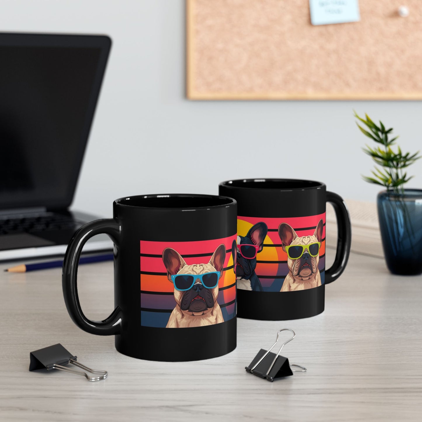 French Bulldog Sunglasses Mug —  (11oz & 15oz)