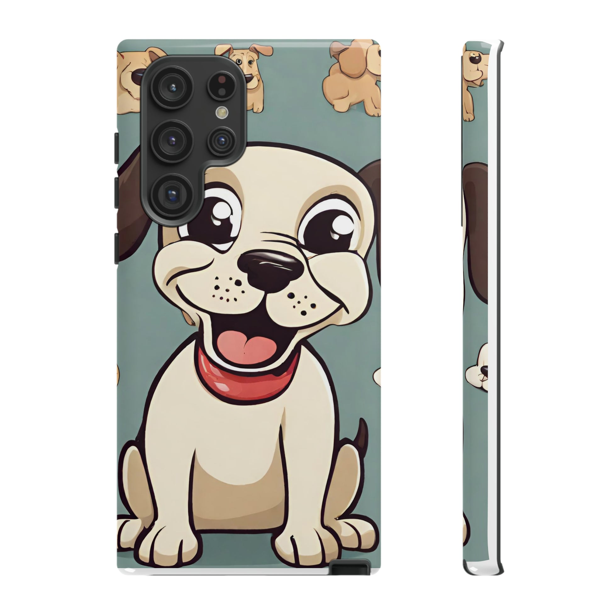 Sniffwagglendwalk™ Multi Dog Design Tough Phone CaseS. - Sniff Waggle And Walk