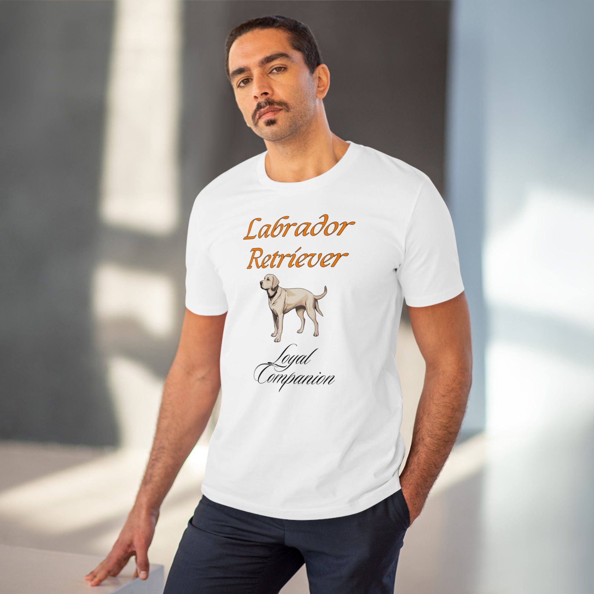 LABRADOR RETRIEVER "Loyal Companion" Organic eco friendly soft T-shirt - Unisex - Sniff Waggle And Walk