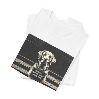 White colourway of the Labrador True Crime Night Shift t-shirt