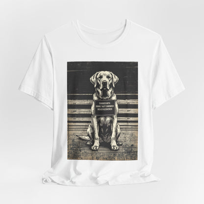 Athletic Heather colourway of the Labrador True Crime Night Shift t-shirt