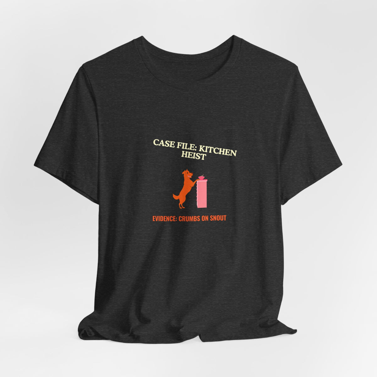 Kitchen Heist T-Shirt — "Case File: Kitchen Heist" Funny Baking Crime Tee — SniffWaggleNWalk™