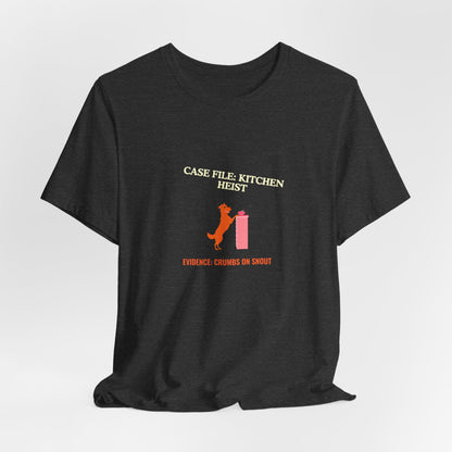 Kitchen Heist T-Shirt – “Case File: Kitchen Heist” Funny Baking Crime Tee
