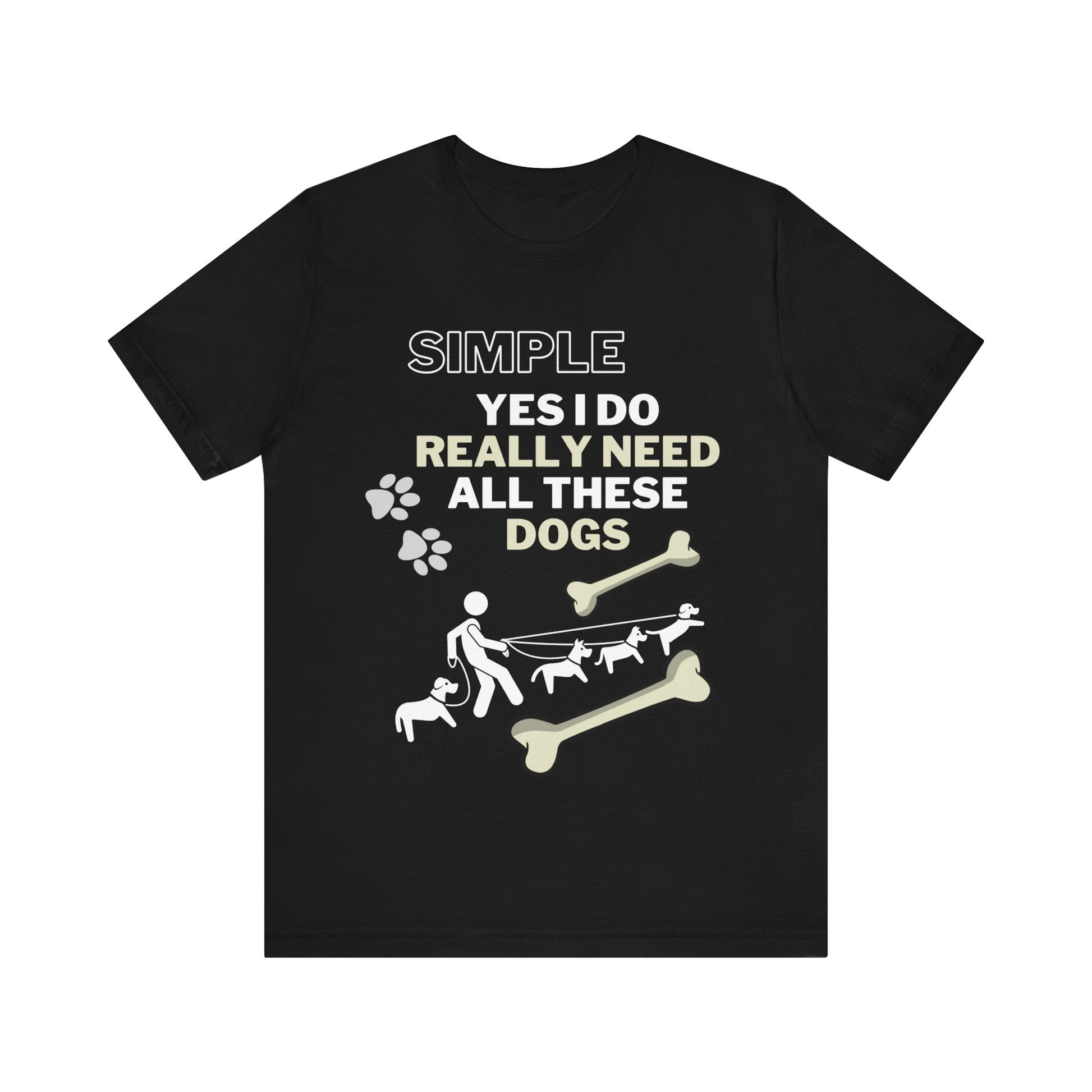 YES I really do Unisex Jersey Short Sleeve T-shirt - Sniff Waggle And Walk