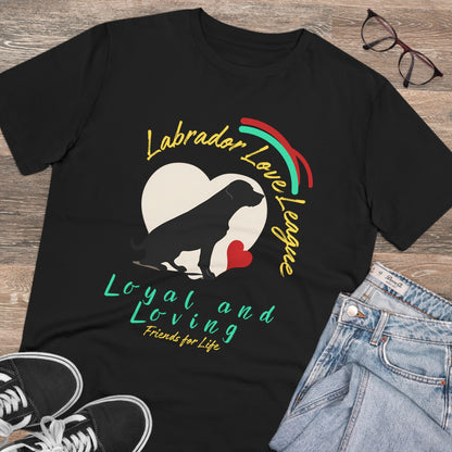 "LABRADOR LOVE LEAGUE" Organic Creator T-shirt - Unisex - Sniff Waggle And Walk