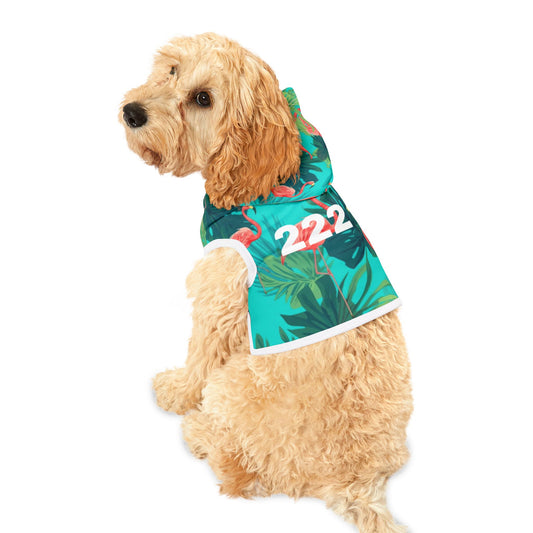 222 Tropical Alignment angel number hoodie for dogs and cats
