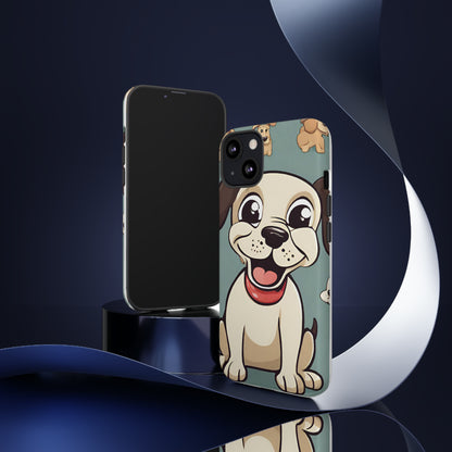 Sniffwagglendwalk™ Multi Dog Design Tough Phone CaseS. - Sniff Waggle And Walk