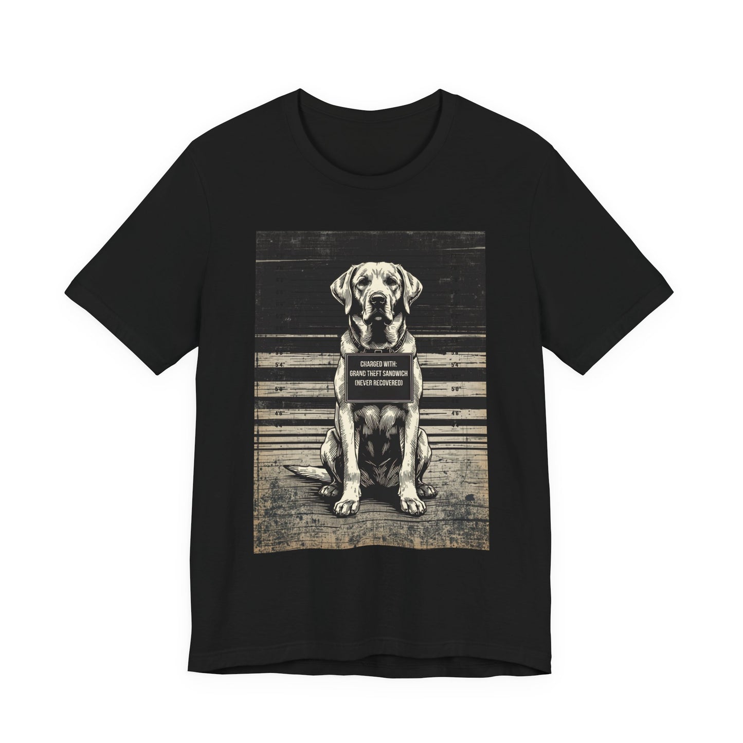 Natural colourway of the Labrador True Crime Night Shift t-shirt
