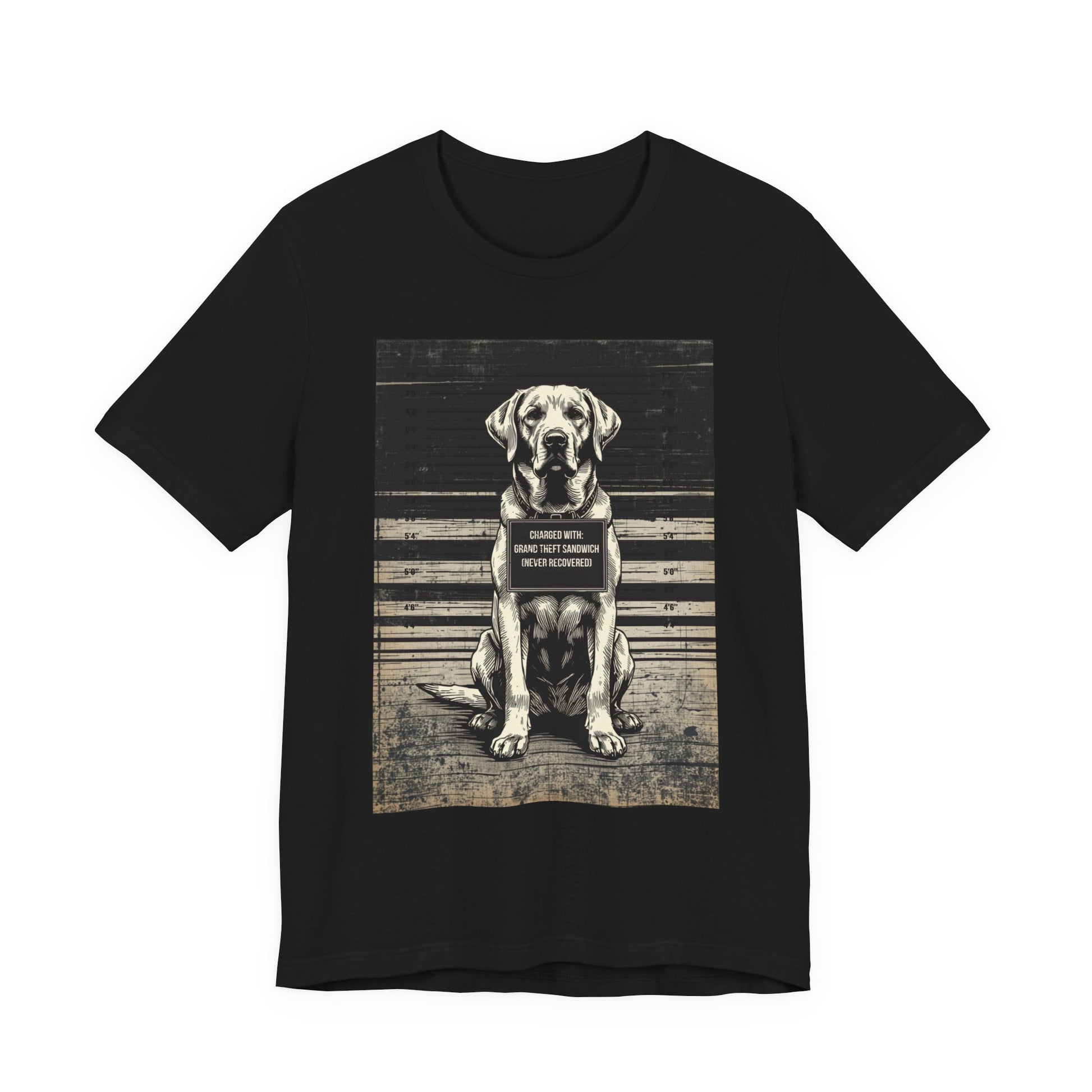 Natural colourway of the Labrador True Crime Night Shift t-shirt