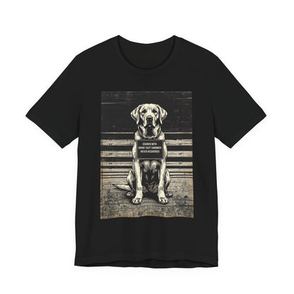 Natural colourway of the Labrador True Crime Night Shift t-shirt