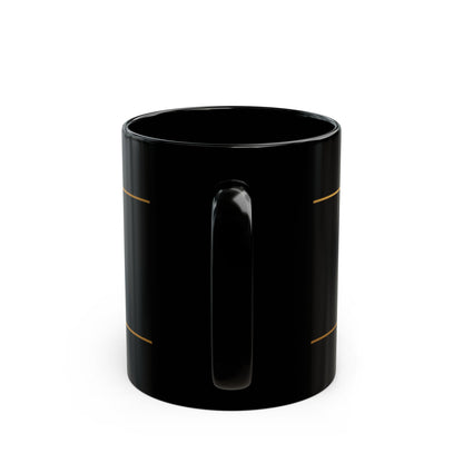 Staffie mug side view with handle