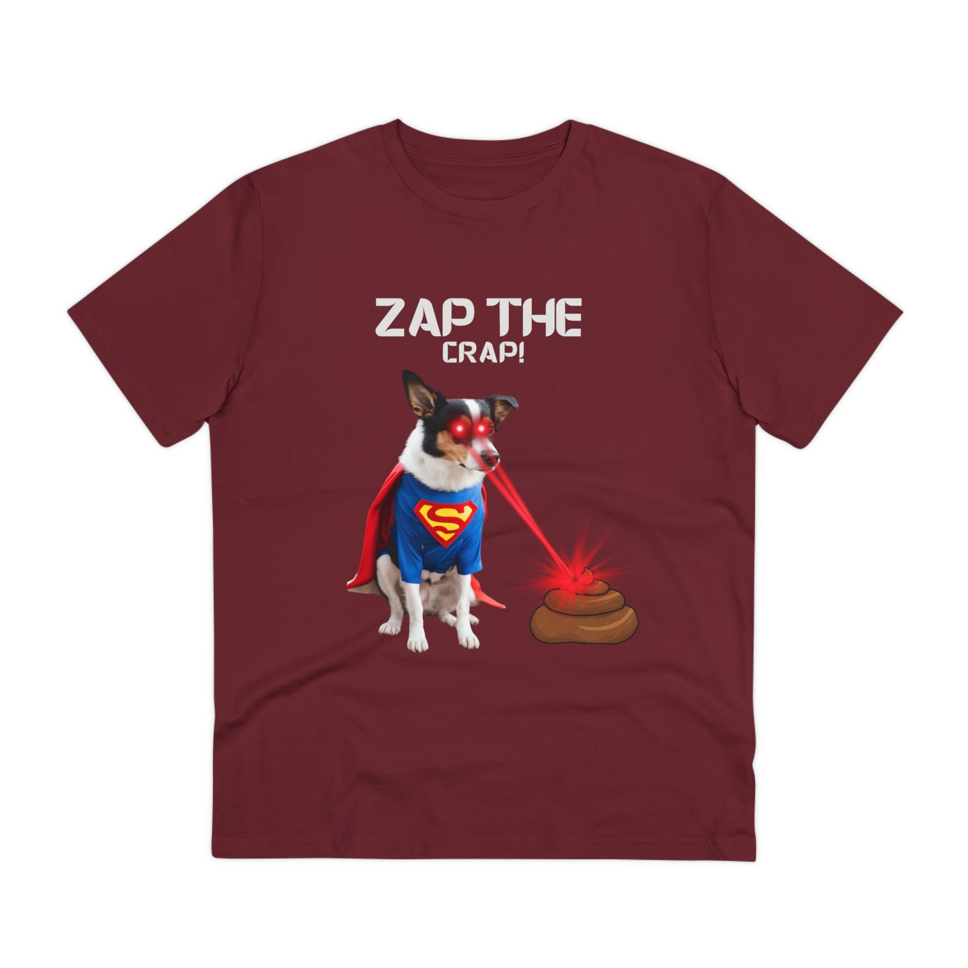 "ZAP THE CRAP" Organic Creator T-shirt - Unisex by Sniffwaggleandwalk™ - Sniff Waggle And Walk