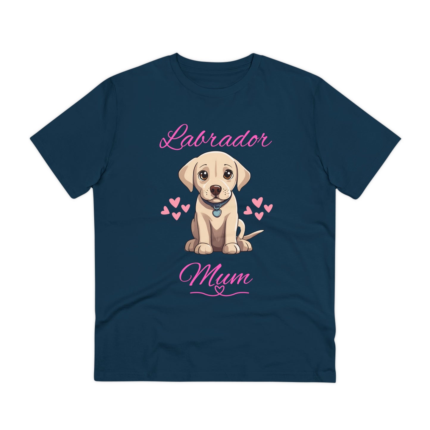 "LABRADOR MUM" Organic T-shirt - by sniffwagglenwalk™ - Sniff Waggle And Walk