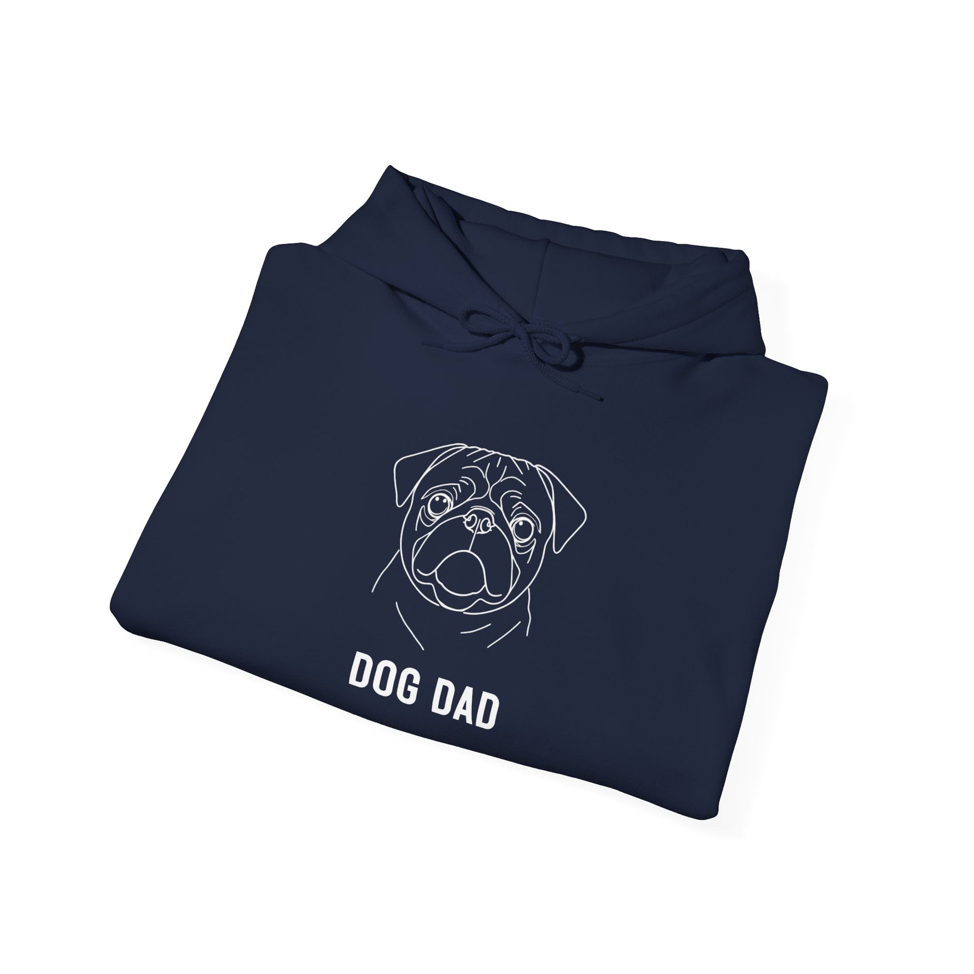 Pug Dog Dad hoodie, Father's Day dog lover gift