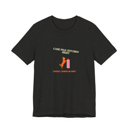 Kitchen Heist T-Shirt – “Case File: Kitchen Heist” Funny Baking Crime Tee