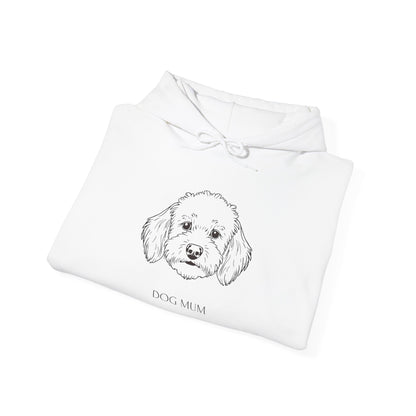 Cockapoo Dog Mum hoodie shown in light colourway