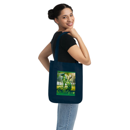 Canvas Tote Bag - Eco Friendly Dog Design-Sniffwaggleandwalk™